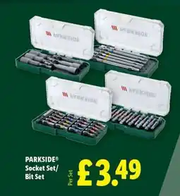 Lidl PARKSIDE Socket Set/Bit Set offer