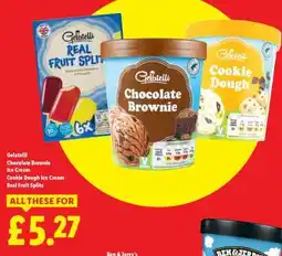 Lidl Gelatelli Ice Cream and Real Fruit Splits offer