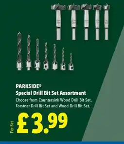 Lidl PARKSIDE Special Drill Bit Set Assortment offer