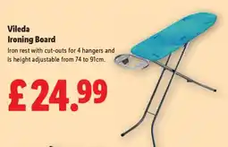 Lidl Vileda Ironing Board offer