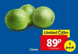 Lidl Limes offer
