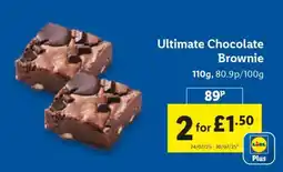 Lidl Ultimate Chocolate Brownie offer