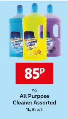 Lidl W5 All Purpose Cleaner Assorted offer