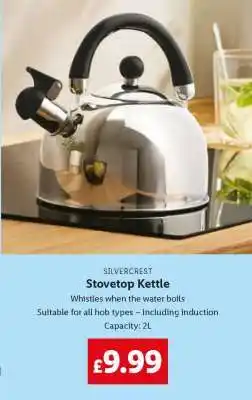 Lidl SILVERCREST Stovetop Kettle offer