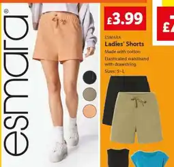 Lidl ESMARA Ladies' Shorts offer