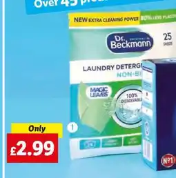 Lidl Dr. Beckmann Laundry Detergent offer
