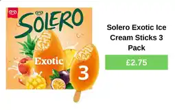 Morrisons Solero Exotic Ice Cream Sticks offer