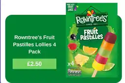 Morrisons Rowntree's Fruit Pastilles Lollies offer