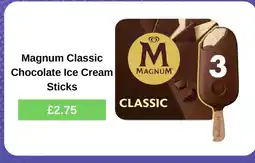 Morrisons Magnum Classic Chocolate Ice Cream Sticks offer