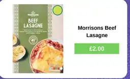 Morrisons Morrisons Beef Lasagne offer