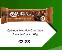 Asda Optimum Nutrition Chocolate Brownie Crunch offer