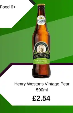 Asda Henry Westons Vintage Pear offer