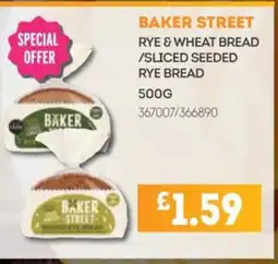 Bestway Baker street rye & wheat bread /sliced seeded rye bread offer