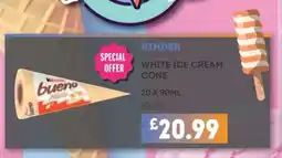 Bestway Kinder white ice cream cone offer