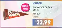 Bestway KINDER Bueno ice cream cone offer