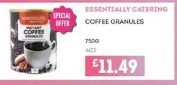 Bestway ESSENTIALLY CATERING Coffee granules offer