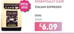 Bestway ESSENTIALLY CAFÉ Italian espresso offer