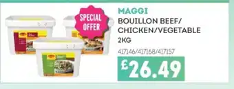 Bestway MAGGI Bouillon beef/ chicken/vegetable offer