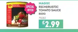 Bestway MAGGI Rich&rustic tomato sauce offer