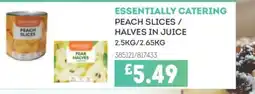 Bestway ESSENTIALLY CATERING Peach slices / halves in juice offer