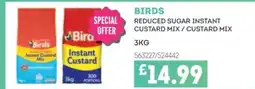 Bestway BIRDS Reduced sugar instant custard mix / custard mix offer