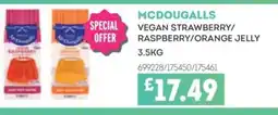 Bestway MCDOUGALLS Vegan strawberry/ raspberry/orange jelly offer