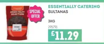 Bestway ESSENTIALLY CATERING Sultanas offer