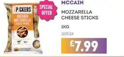 Bestway MCCAIN Mozzarella cheese sticks offer