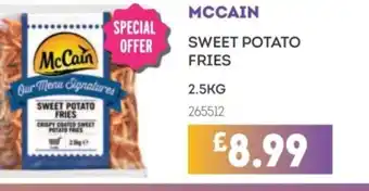 Bestway MCCAIN Sweet potato fries offer