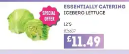 Bestway Essentially catering iceberg lettuce offer