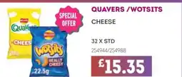 Bestway QUAVERS /WOTSITS Cheese offer