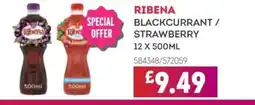 Bestway RIBENA Blackcurrant / strawberry offer