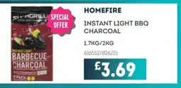 Bestway HOMEFIRE Instant light bbq charcoal offer