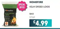 Bestway HOMEFIRE Kiln dried logs offer