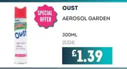Bestway OUST Aerosol garden offer