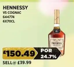 Bestway HENNESSY Vs cognac offer