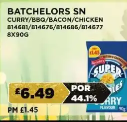 Bestway BATCHELORS SN Curry/bbq/bacon/chicken offer