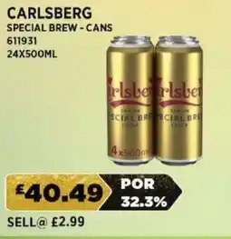 Bestway CARLSBERG Special brew-cans offer