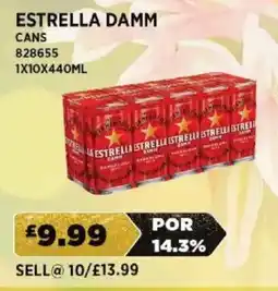 Bestway ESTRELLA DAMM Cans offer