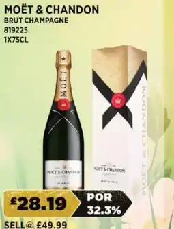 Bestway Moët & chandon brut champagne offer
