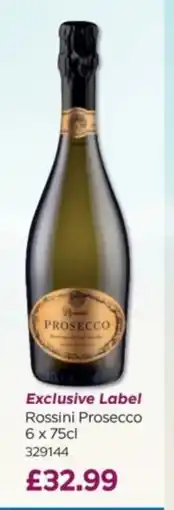 Bestway Rossini Prosecco offer
