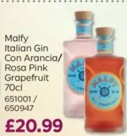 Bestway Malfy Italian Gin Con Arancia/ Rosa Pink Grapefruit offer