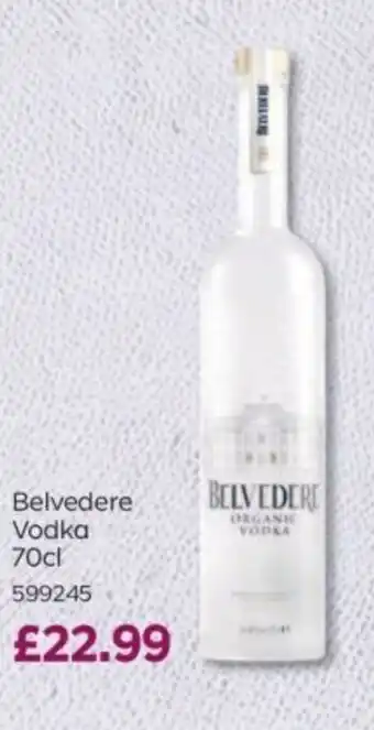 Bestway Belvedere Vodka offer