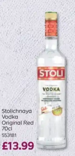 Bestway Stolichnaya Vodka Original Red offer