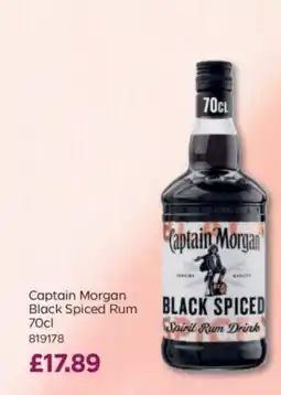 Bestway Captain Morgan Black Spiced Rum offer