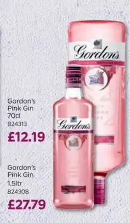 Bestway Gordon's Pink Gin offer