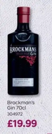 Bestway Brockman's Gin offer