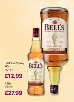Bestway BELL'S Whiskey offer