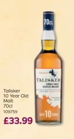Bestway Talisker 10 Year Old Malt offer