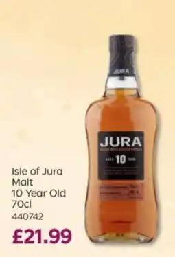 Bestway Isle of Jura Malt 10 Year Old offer